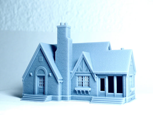 N scale Brick cottage - 1:160 for Diorama modeling kit - Building#30B