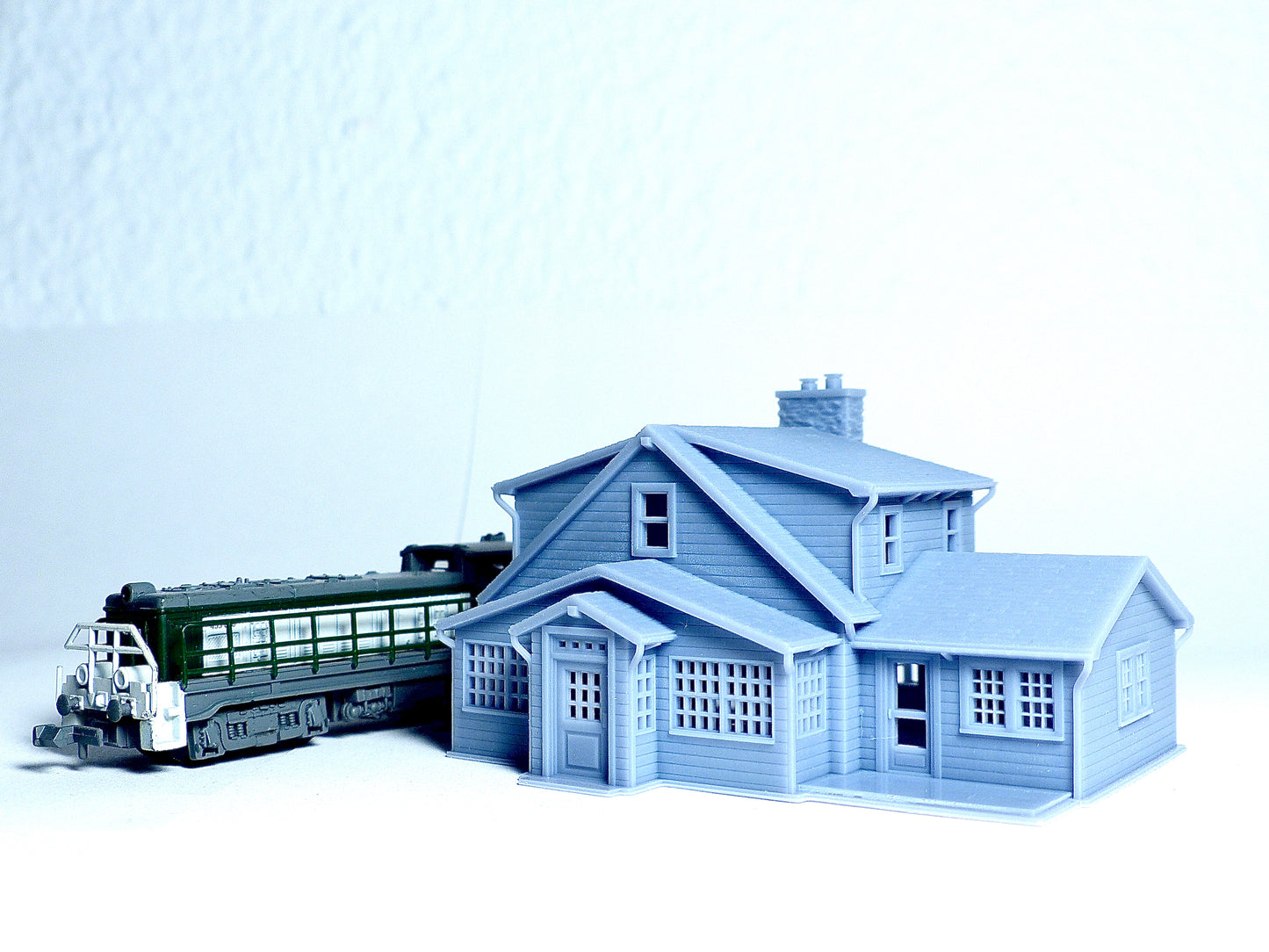 N scale Cape Cod house - 1:160 for Diorama modeling kit - Building#28C